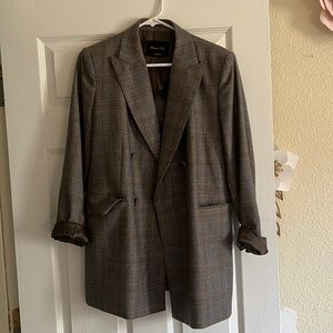 Massimo dutti grey blazer size 10